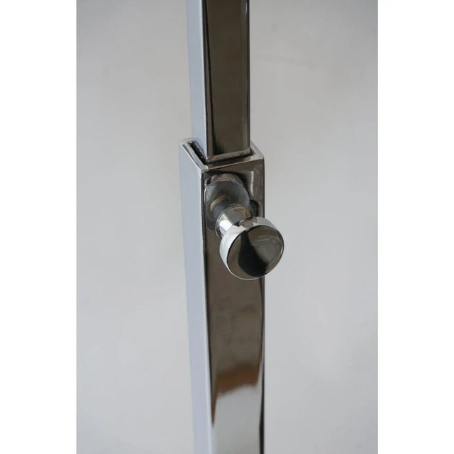Metal Floor Lamp Casella Style Adjustable Chrome For Sale - Image 7 of 12