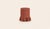 Red Velvet Aurora Ottoman by Ceraudo For Sale - Image 4 of 4