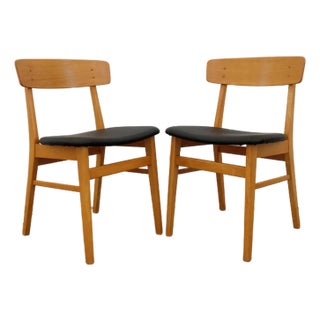 Pair of Vintage Danish Modern Dining Chairs by Farstrup For Sale