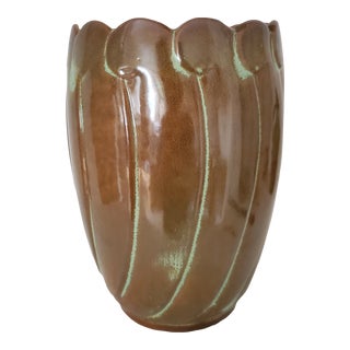 1950s Large Frankoma Ceramic Vase #79 For Sale