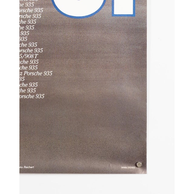 1980s Porsche Cup Poster by Erich Strenger, 1981 For Sale - Image 5 of 9