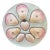 Antique Handpainted German Oyster Plate For Sale