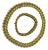 Late 20th Century Boucheron Two-Piece Necklace and Bangle Set in 18 Karat Yellow Gold 165 Grams For Sale