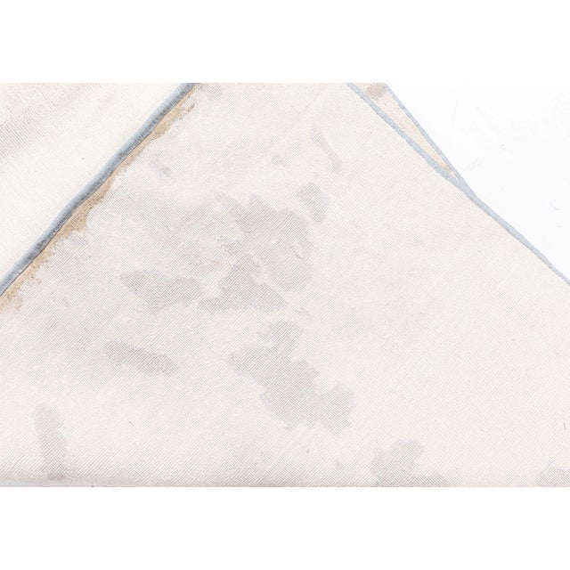Beige Modern Botanic Silk Beige Runner by Doris Leslie Blau For Sale - Image 8 of 8