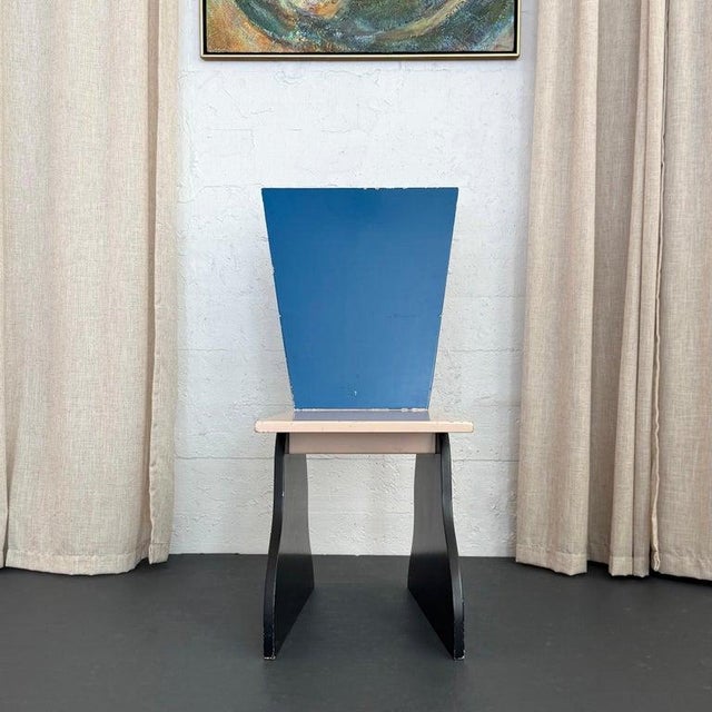 Vintage Postmodern "Ambrogio" Chair by Alessandro Mendini for Studio Alchimia For Sale In New York - Image 6 of 11
