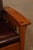 Wood Stickley Mission Collection Pair Of Oak & Leather Bow Arm Morris Chairs For Sale - Image 7 of 18