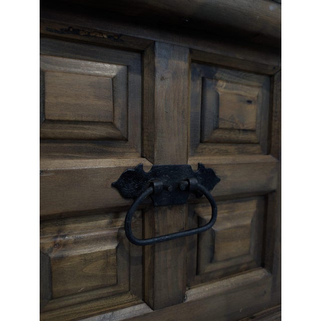 Large Vintage Baroque Chest in Wood, 1920s For Sale - Image 12 of 18