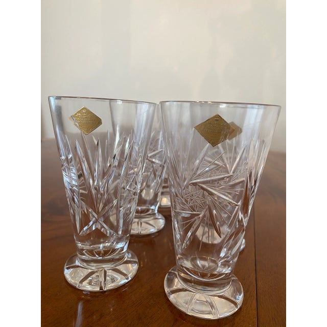 Traditional 20th Century Hand Cut Crystal Stemware/Drink Ware- 60 Pieces Made in Germany For Sale - Image 3 of 12