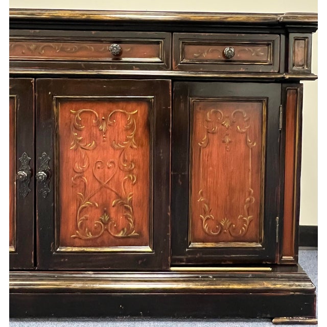 Artistica Rustic European Sideboard Credenza For Sale In New York - Image 6 of 12