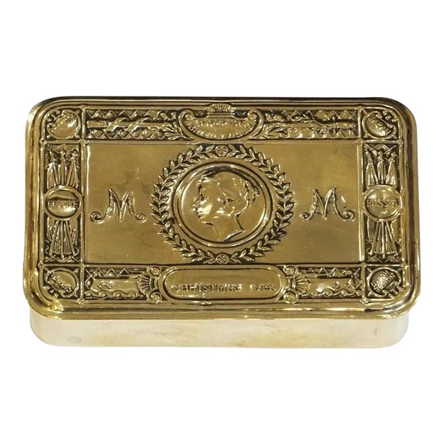 Princess Mary Box, Wwi Era, Christmas, 1914 For Sale