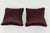 Clarke & Clarke Aubergine Fenton Pillows, Pair For Sale In San Francisco - Image 6 of 12