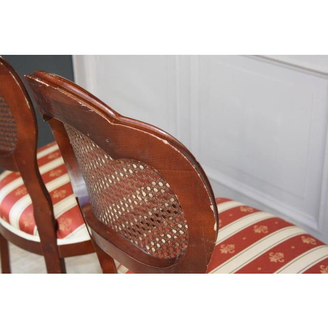 Set of Vintage Biedermeier Style Dining Chairs For Sale - Image 10 of 16