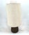 Brown Large Ceramic Table Lamp or Floor Lamp with Original Fabric Shade from Krö, 1960s For Sale - Image 8 of 11