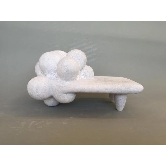Vision become true, rare naxian marble sculpture by tom von kaenel dimensions: l 26 cm x w 17.5 cm x h 7 cm unique artwork...