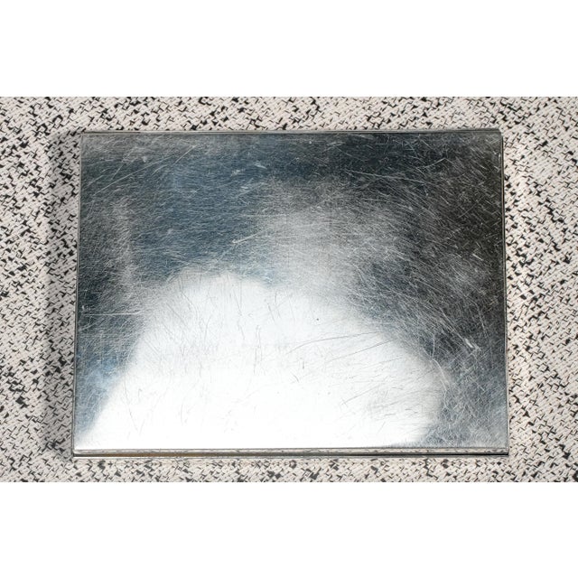Amazing Equestrian Horse Racing Trophy Vintage Sterling Silver Cigarette Jewelry Desk Box Piedmont Fox Hounds Steeplechase Virginia For Sale - Image 10 of 10