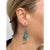 Vintage Moroccan Tribal Turquoise & Coral Jewelry Set, Cuff , Ring , Pair of Earrings (4 PCS For Sale - Image 12 of 12