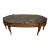 1930s French Walnut & Applied Brass Coffee Table For Sale