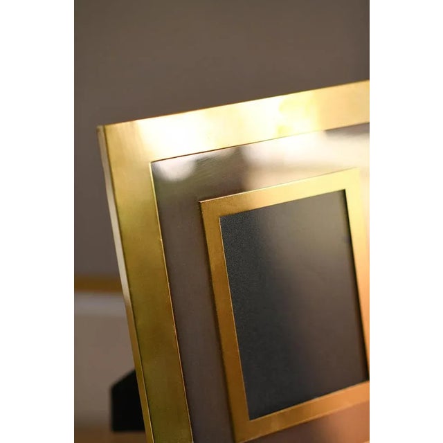 Brass and Chromed Metal Frame from Liwans Rome, 1970s For Sale - Image 4 of 6