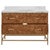 Worlds Away Matthew Izzo Home Clifford 48" Dark Burlwood Two Drawer Bath Vanity For Sale - Image 4 of 7