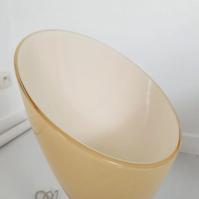 1980 Mid Century Murano Glass Lamps by Vistosi - A Pair For Sale - Image 11 of 13