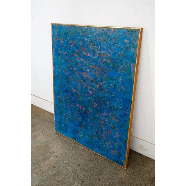 Abstract Expressionism Mid Century Oil Painting George Constant Art Abstract Expressionism For Sale - Image 3 of 12