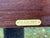 Mid-Century Modern 1970s Vintage McGuire Dark Bamboo & Ebonized Mahogany Leather Queen Size Headboard For Sale - Image 3 of 8