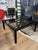 Glass and Metal Coffee Table by George Ciancimino for Mobilier International, 1975 For Sale - Image 4 of 13