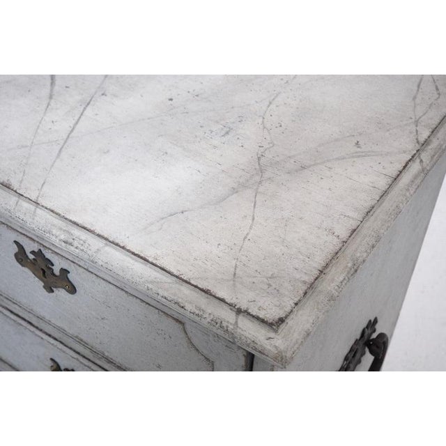 Scandinavian Chest with Iron Handles, 18th Century For Sale - Image 10 of 11
