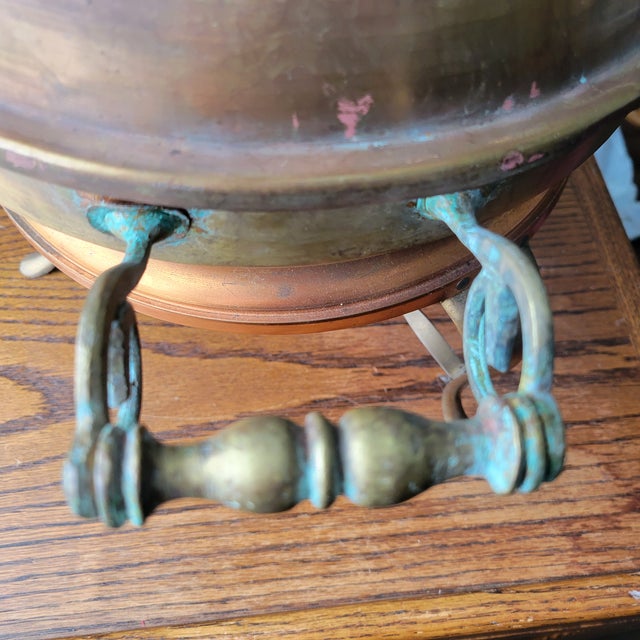 Early 20th Century Antique Arabic Turkish Brass Brazier, Pierced Brass Dome Crescent Moon and Star For Sale - Image 5 of 18