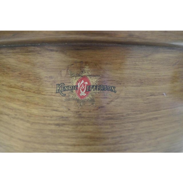 Arts and Crafts Desk Chair by Kendrick & Jefferson, 1900 For Sale - Image 9 of 10