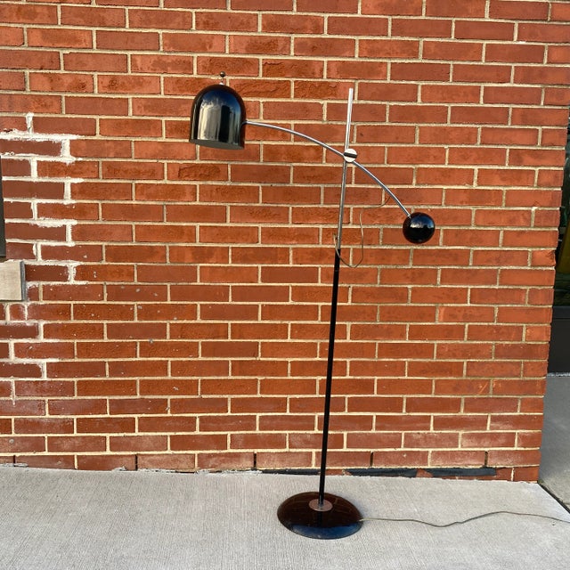 1960s Counterweight Floor Lamp, Mid-Century Modern, Usa For Sale - Image 13 of 13