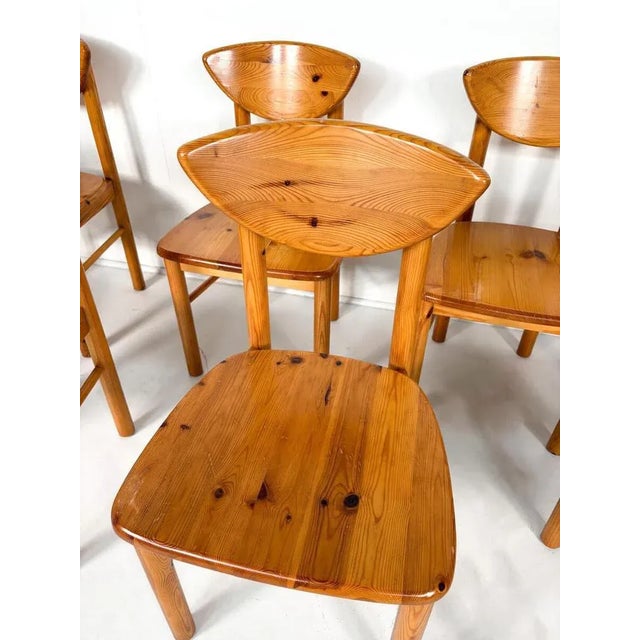 Mid-Century Pine Dining Chairs attributed to Rainer Daumiller, Denmark, 1970s, Set of 12 For Sale - Image 6 of 12