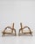 Pair of Faux Bamboo Reclining Armchairs With Bouclé Upholstery Cream Mid 20th Century For Sale - Image 12 of 16
