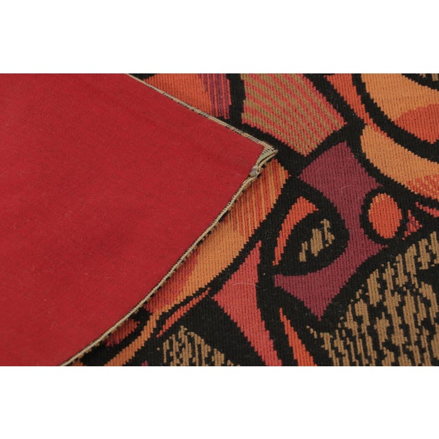 Signed Vintage French Tapestry "Wild Galop" by Roch Popelier - Rug & Kilim For Sale - Image 10 of 10