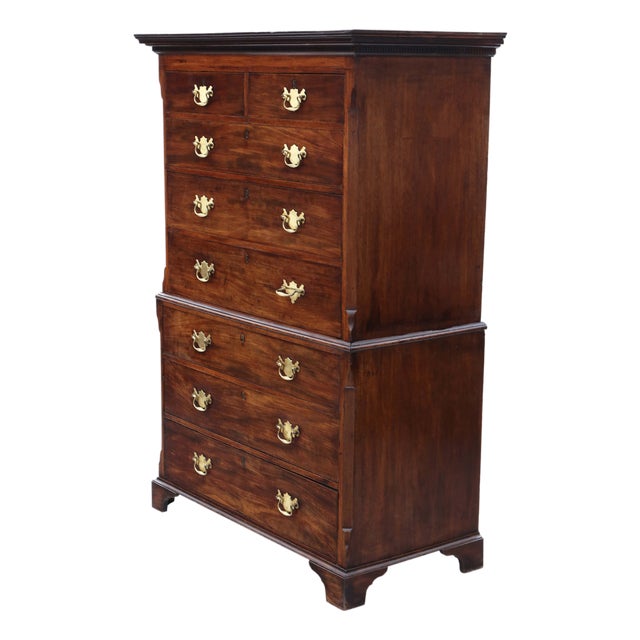 Antique Mahogany Chest of Drawers, 1700s For Sale