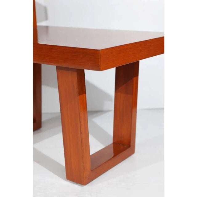 1950s Sleek Pair of Telephone Tables. u.s.a. 1950's. For Sale - Image 5 of 10