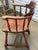 Storage clean out (from my grandparents’ 1960s era home) - Vintage wood Windsor captains / tavern chair. 31” tall x 25.5”...