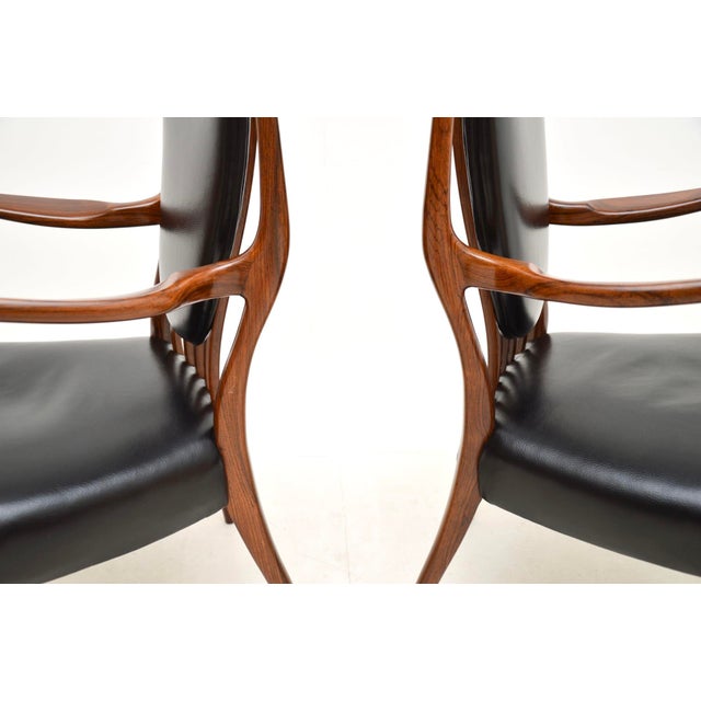 Vintage Carver Armchairs by Andrew Milne, 1950s, Set of 2 For Sale - Image 11 of 12