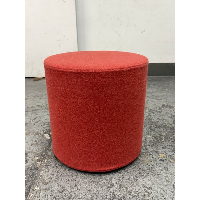 Design Plus Gallery presents a Bumper Small Ottoman from Blu Dot. This compact ottoman has a rounded drum silhouette...