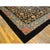 Art Deco 1920s Black Ground Field Flowers Cloud Bands Chinese Art Deco Room Size Rug For Sale - Image 3 of 6