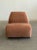 Contemporary Isosceles Lounge Chair in Pink Mohair For Sale - Image 3 of 11