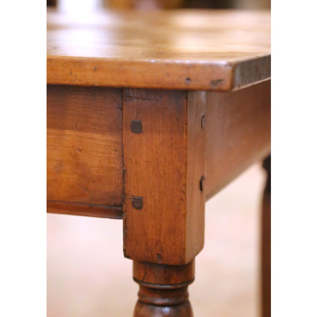 19th Century French Louis Philippe Cherry Bedside Table With Drawer For Sale - Image 4 of 13