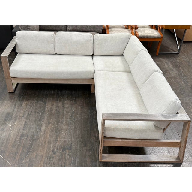 2010s Castlery Rio Outdoor L-Shape Sectional Couch For Sale - Image 5 of 12