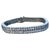 Classic tennis bracelet with 3 Brilliant cut diamond rows, 12 Carats White, shinny, natural diamonds no enhancement 7.3...