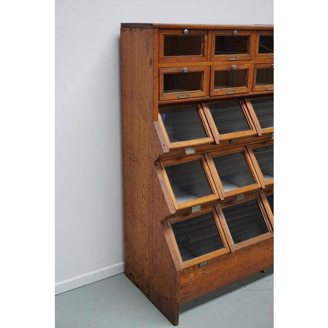 Large Dutch Oak Shop Cabinet, 1920s For Sale - Image 14 of 18