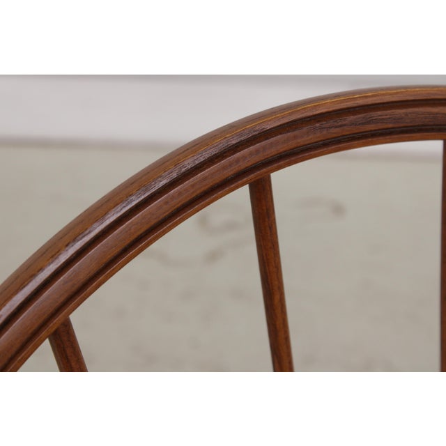 Set of 6 Hitchcock Oak Windsor Style Dining Room Chairs For Sale - Image 9 of 18