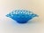 Mid-Century Modern 1950s Westmoreland Royal Blue Doric Satin Frosted Glass Bowl For Sale - Image 3 of 13