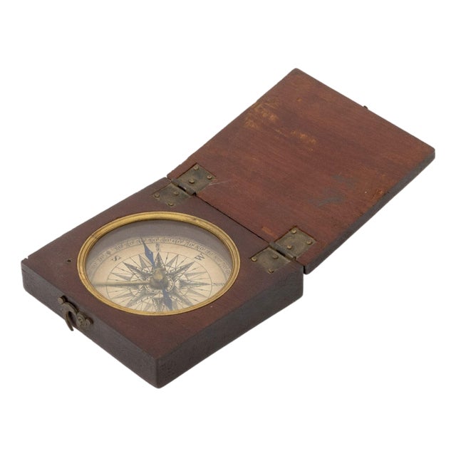 George III Pocket Compass, Early 19th Century For Sale