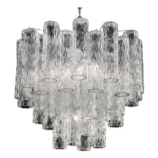21st Century Murano Tube Chandelier by Fabio LTD For Sale