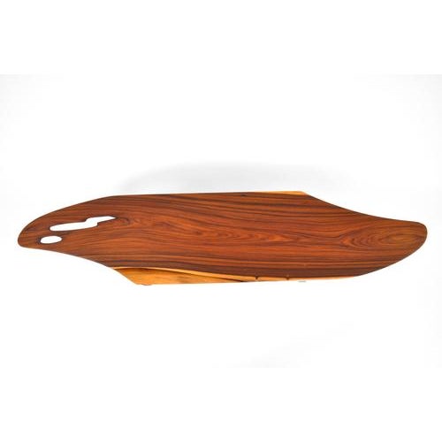 Gold T1305 Coffee Table in Rosewood and Teak Woods by Jörg Pietschmann For Sale - Image 8 of 12
